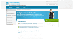 Desktop Screenshot of fachgebundene-hochschulreife.com